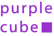 purple cube  - web design